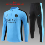 Kids Paris Saint-Germain 2023/24 Half-Zip Sweater+Pant 14001