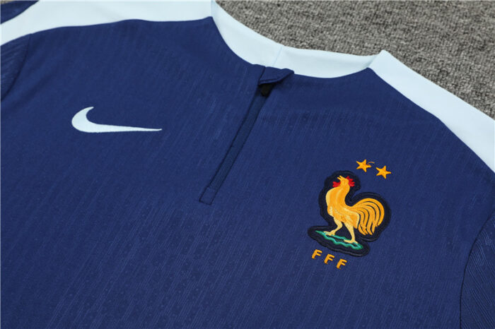 Mens France 2024/25 Half-Zip Sweater+Pant 14001 - Image 3