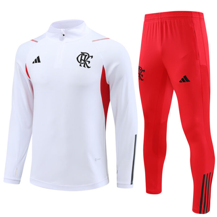 Mens Flamengo 2023/24 Half-Zip Sweater+Pant 14001 - Image 5