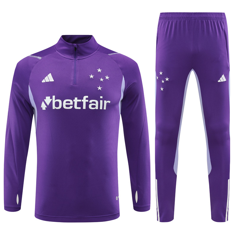 Mens Cruzeiro 2023/24 Half-Zip Sweater+Pant 14001 - Image 1