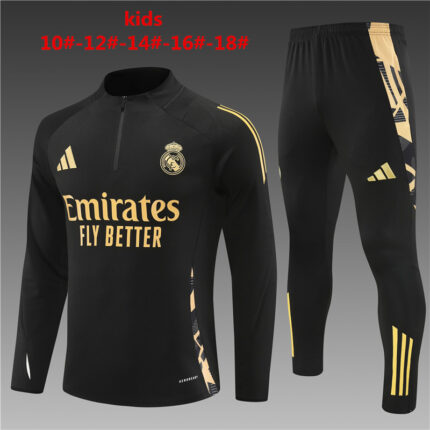 Kids Real Madrid 2023/24 Half-Zip Sweater+Pant 14001