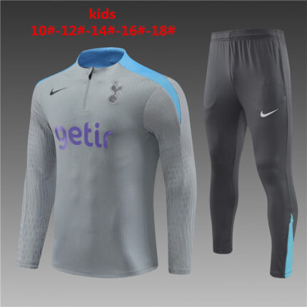 Kids Tottenham Hotspur 2023/24 Half-Zip Sweater+Pant 14001
