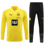 Mens Borussia Dortmund 2023/24 Half-Zip Sweater+Pant 14001 - Image 5