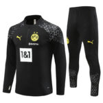 Mens Borussia Dortmund 2023/24 Half-Zip Sweater+Pant 14001 - Image 5