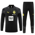 Mens Borussia Dortmund 2023/24 Half-Zip Sweater+Pant 14001 - Image 4