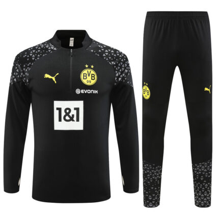 Mens Borussia Dortmund 2023/24 Half-Zip Sweater+Pant 14001