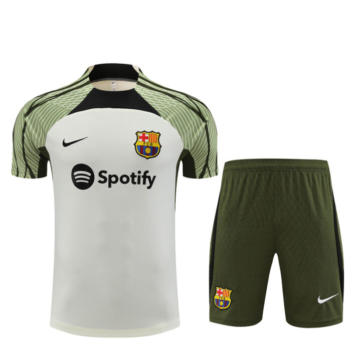 Mens Barcelona 2023/24 Training Jersey+Short 14001 - Image 5