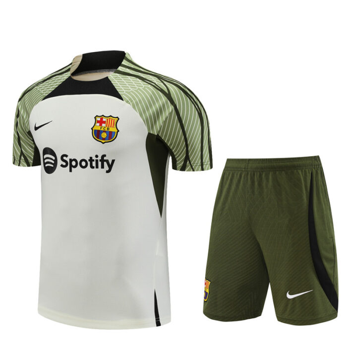 Mens Barcelona 2023/24 Training Jersey+Short 14001 - Image 4