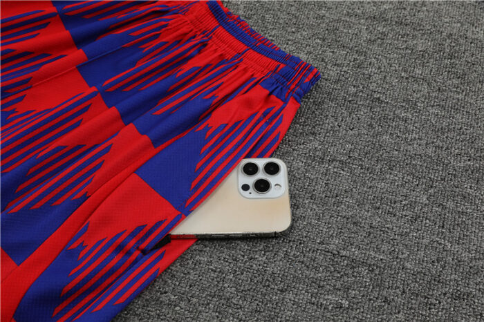Mens Barcelona 2023/24 Training Jersey+Short 14001 - Image 4