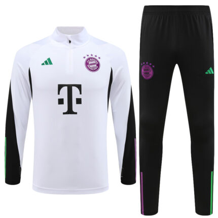Mens Bayern Munich 2023/24 Half-Zip Sweater+Pant 14001