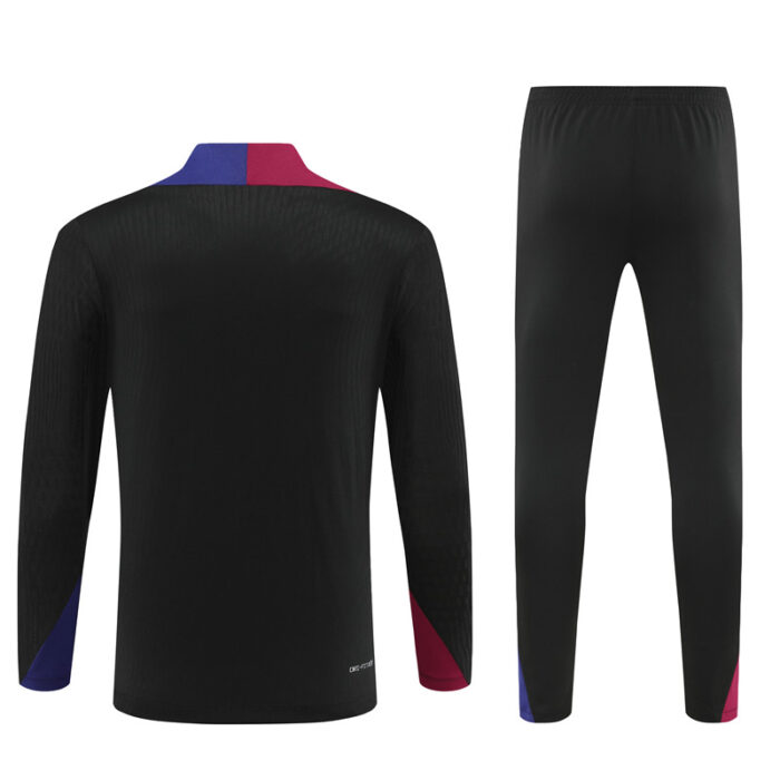 Mens Barcelona 2024/25 Half-Zip Sweater+Pant 14001 - Image 2