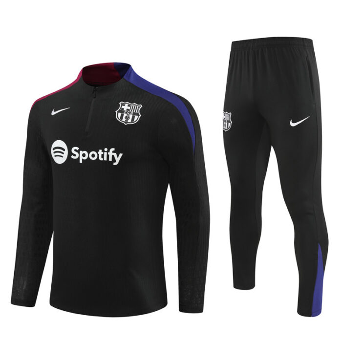 Mens Barcelona 2024/25 Half-Zip Sweater+Pant 14001 - Image 4