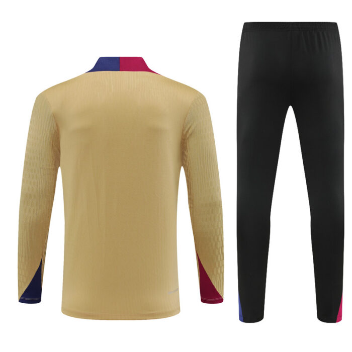 Mens Barcelona 2024/25 Half-Zip Sweater+Pant 14001 - Image 2