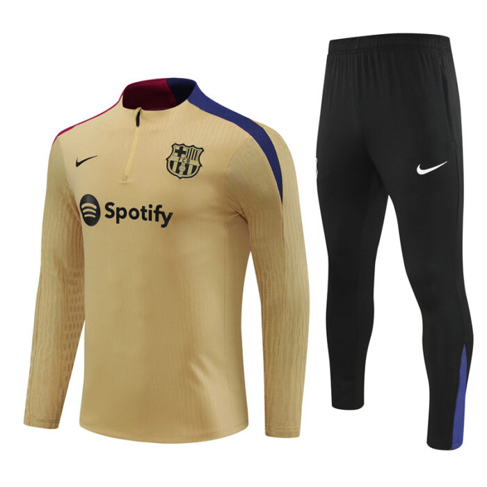 Mens Barcelona 2024/25 Half-Zip Sweater+Pant 14001 - Image 5