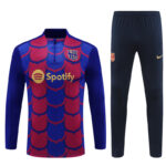 Mens Barcelona 2024/25 Half-Zip Sweater+Pant 14001