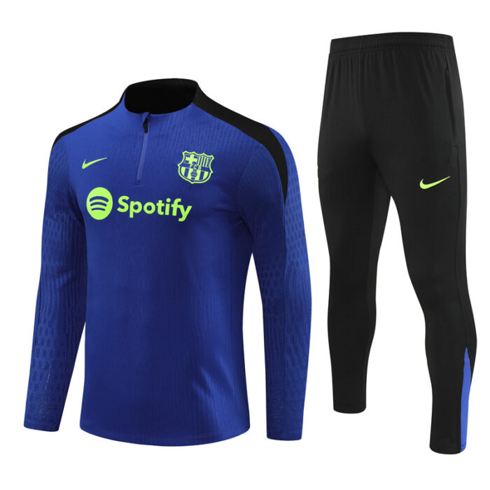 Mens Barcelona 2024/25 Half-Zip Sweater+Pant 14001 - Image 5
