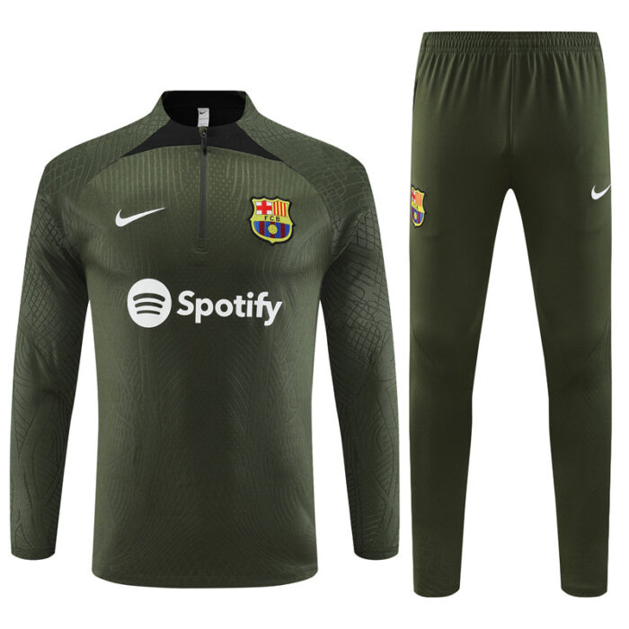 Mens Barcelona 2024/25 Half-Zip Sweater+Pant 14001 - Image 5