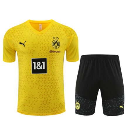 Mens Borussia Dortmund 2023/24 Training Jersey+Short 14001