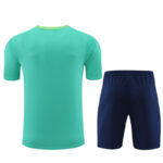 Mens Brazil 2024/25 Training Jersey+Short 14001 - Image 2