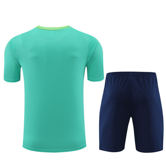 Mens Brazil 2024/25 Training Jersey+Short 14001 - Image 2