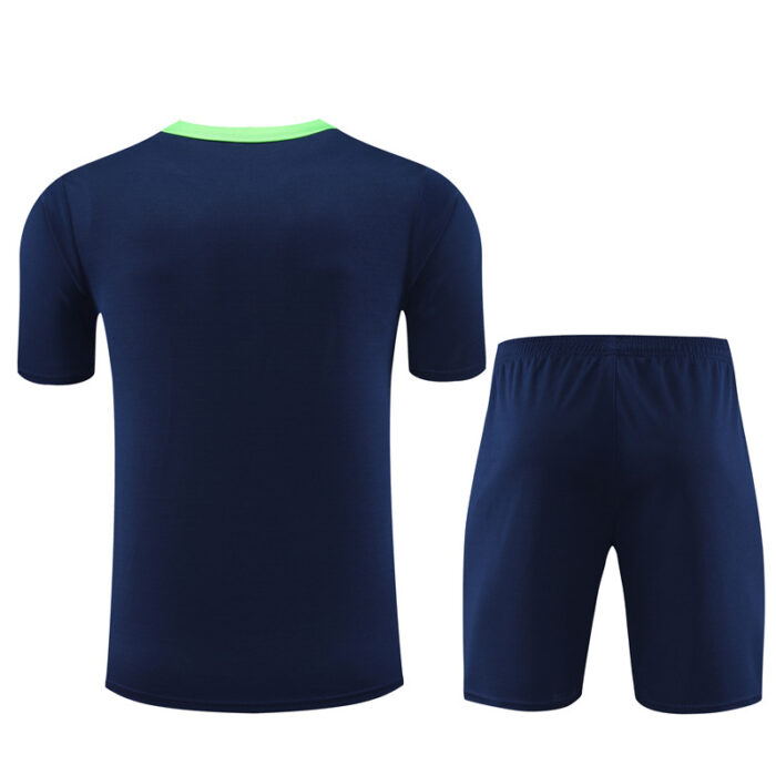 Mens Brazil 2024/25 Training Jersey+Short 14001 - Image 2