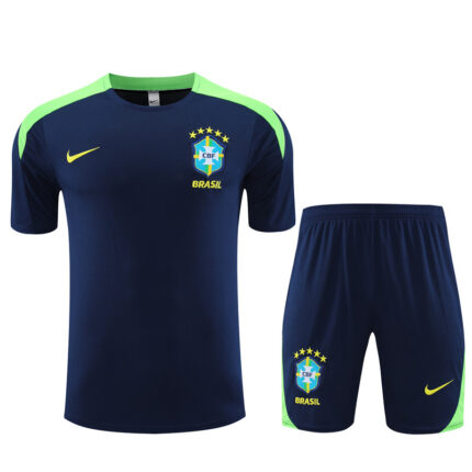 Mens Brazil 2024/25 Training Jersey+Short 14001
