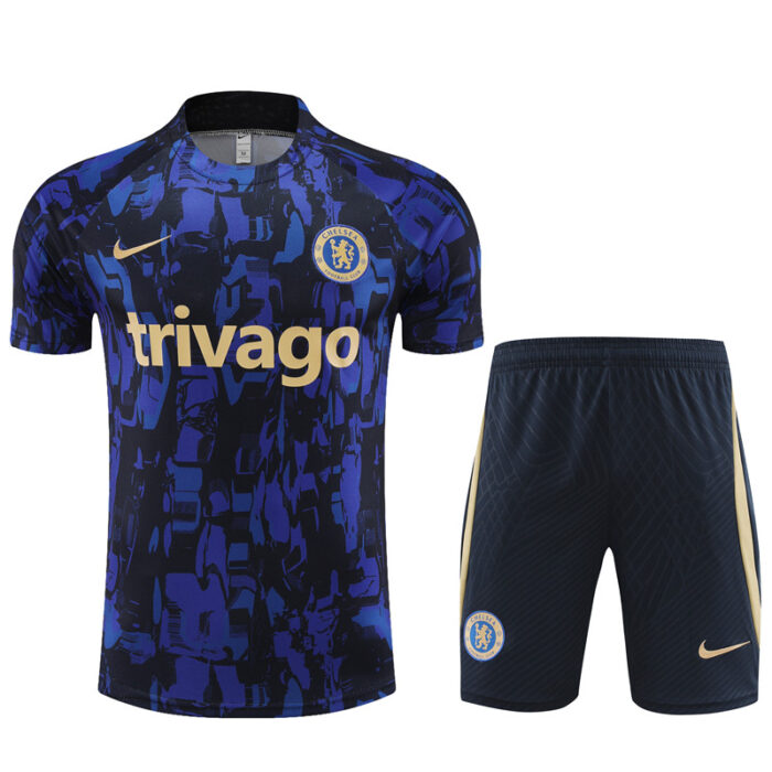 Mens Chelsea 2023/24 Training Jersey+Short 14001 - Image 3