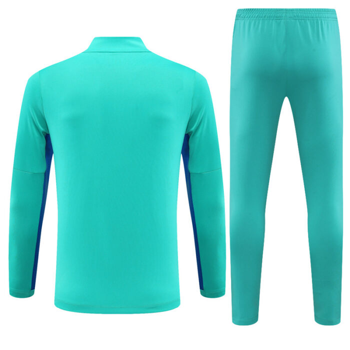 Mens Barcelona 2023/24 Half-Zip Sweater+Pant 14001 - Image 2