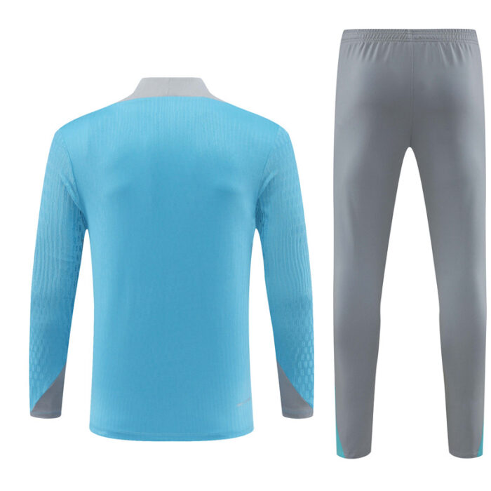 Mens Atletico Madrid 2024/25 Half-Zip Sweater+Pant 14001 - Image 2