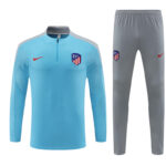 Mens Atletico Madrid 2024/25 Half-Zip Sweater+Pant 14001