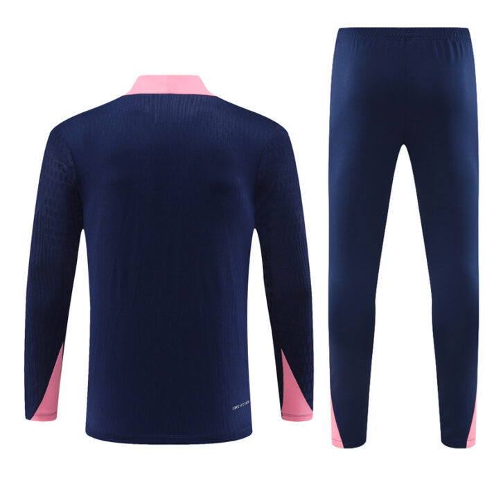 Mens Atletico Madrid 2024/25 Half-Zip Sweater+Pant 14001 - Image 2