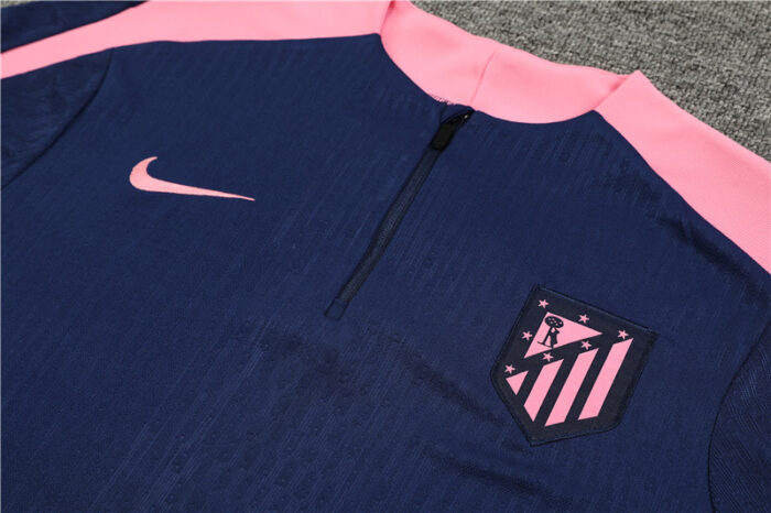 Mens Atletico Madrid 2024/25 Half-Zip Sweater+Pant 14001 - Image 3