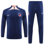 Mens Atletico Madrid 2024/25 Half-Zip Sweater+Pant 14001 - Image 5