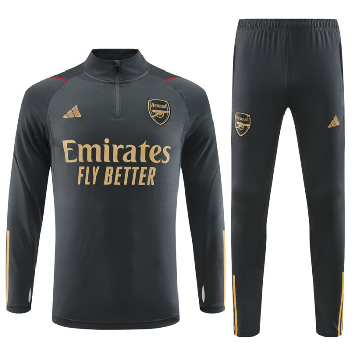 Mens Arsenal 2024/25 Half-Zip Sweater+Pant 14001 - Image 4