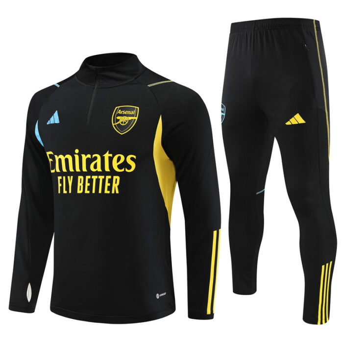 Mens Arsenal 2023/24 Half-Zip Sweater+Pant 14001 - Image 5