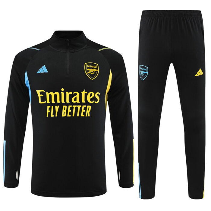 Mens Arsenal 2023/24 Half-Zip Sweater+Pant 14001 - Image 4