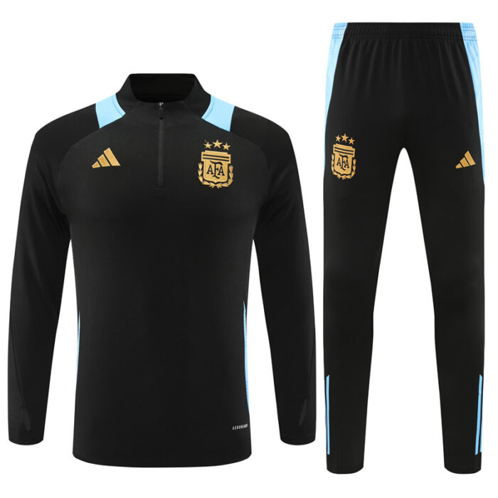 Mens Argentina 2024/25 Half-Zip Sweater+Pant 14001 - Image 4