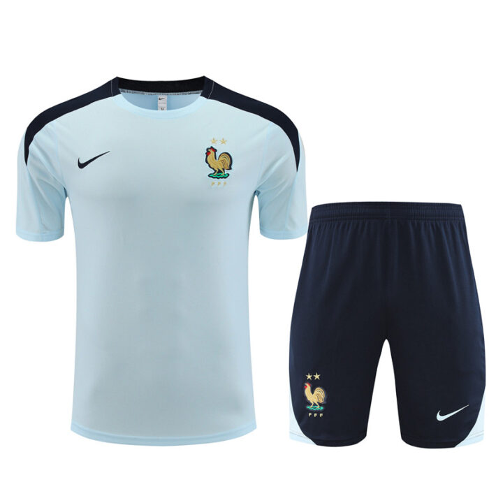 Mens France 2024/25 Training Jersey+Short 14001 - Image 5