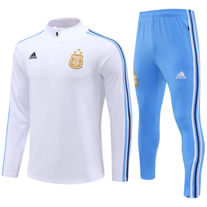 Mens Argentina 2023/24 Half-Zip Sweater+Pant 14001 - Image 4