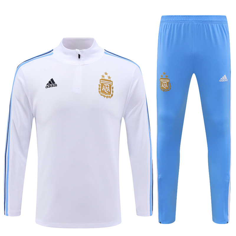 Mens Argentina 2023/24 Half-Zip Sweater+Pant 14001 - Image 1