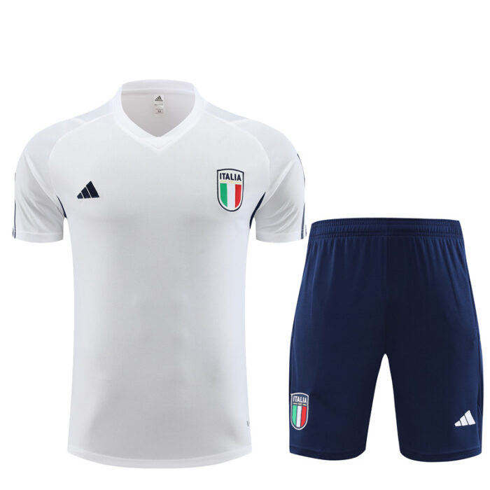 Mens Italy 2023/24 Training Jersey+Short 14001 - Image 3