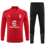 Mens AC Milan 2023/24 Half-Zip Sweater+Pant 14001 - Image 4