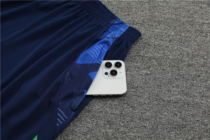 Mens Italy 2024/25 Training Jersey+Short 14001 - Image 4