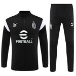 Mens AC Milan 2023/24 Half-Zip Sweater+Pant 14001 - Image 5