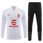 Mens AC Milan 2023/24 Half-Zip Sweater+Pant 14001 - Image 5