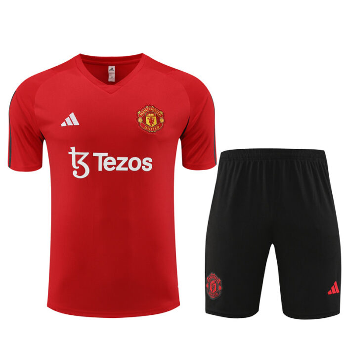 Mens Manchester United 2023/24 Training Jersey+Short 14001 - Image 5
