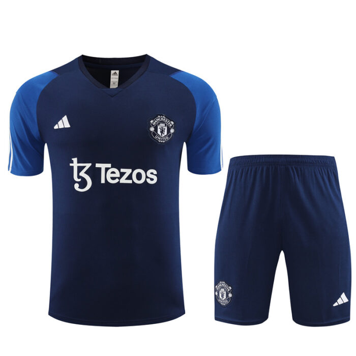 Mens Manchester United 2023/24 Training Jersey+Short 14001 - Image 5
