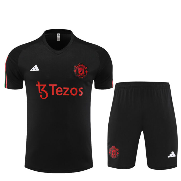 Mens Manchester United 2023/24 Training Jersey+Short 14001 - Image 4