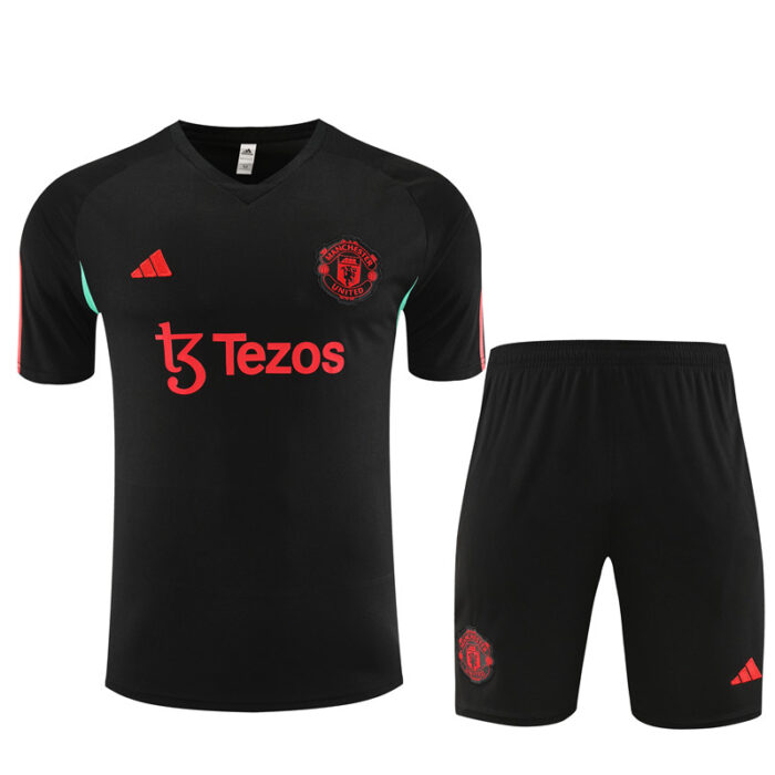 Mens Manchester United 2023/24 Training Jersey+Short 14001 - Image 5