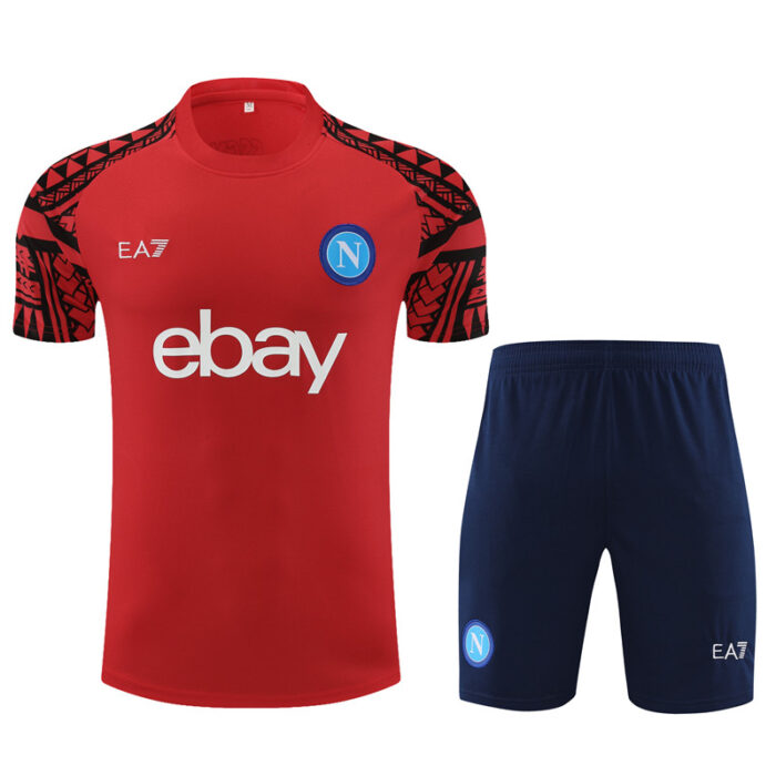 Mens Naples 2023/24 Training Jersey+Short 14001 - Image 3